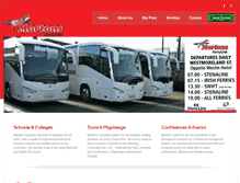 Tablet Screenshot of mortonscoaches.ie